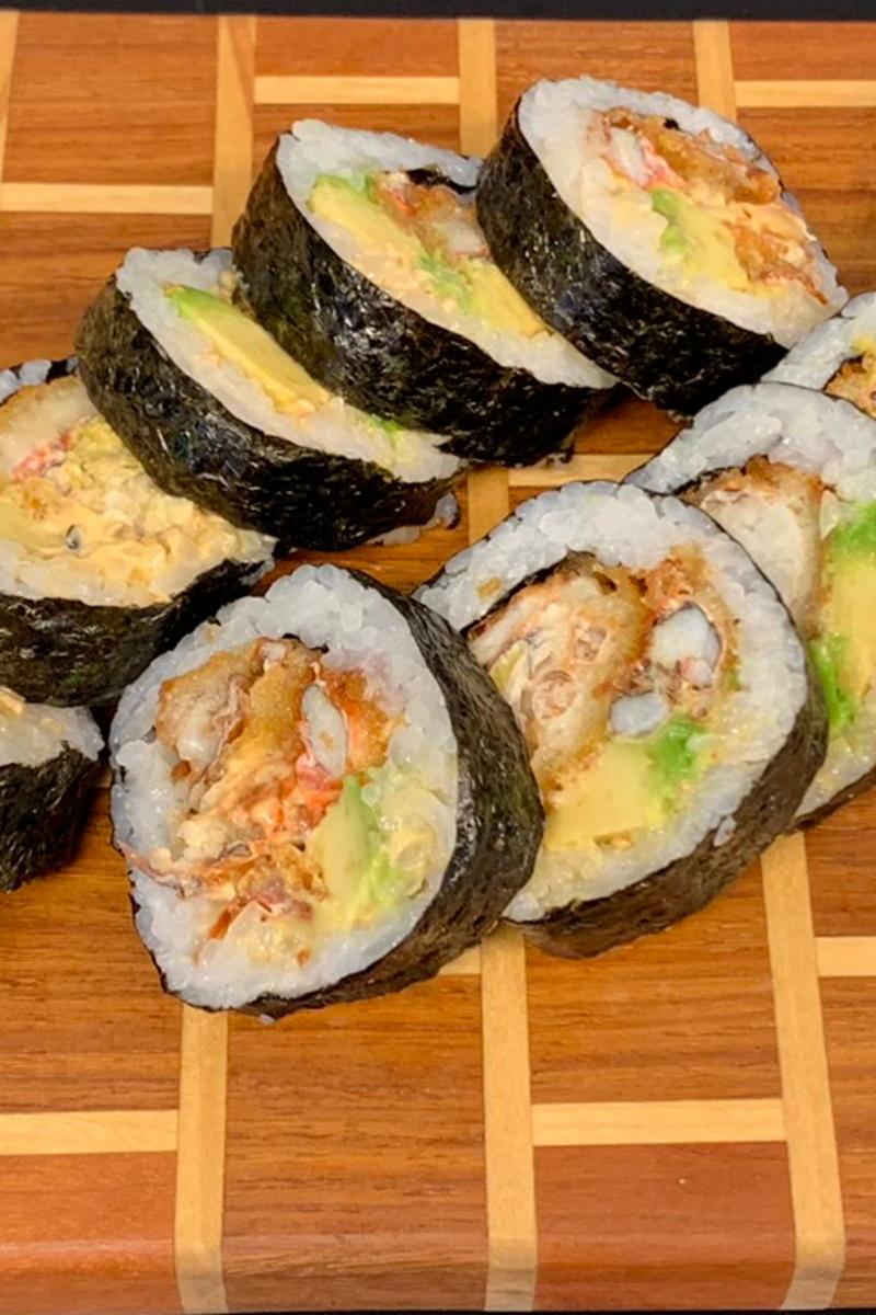 33. Tempura futo softshell crab maki Shogun Sushi